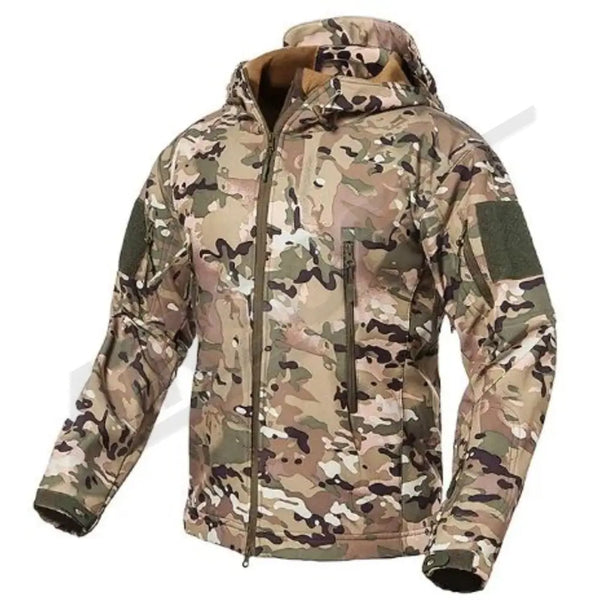 TAKTIKAI SOFTSHELL KABÁT - CAMO - L