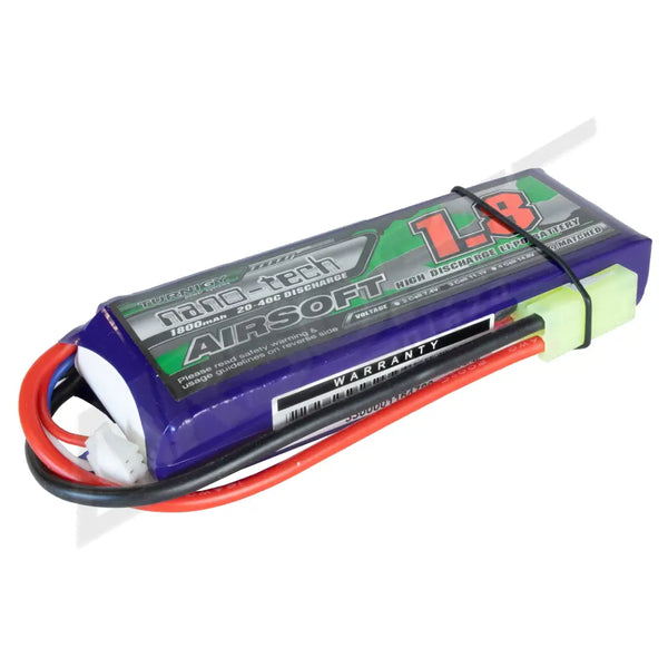 Turnigy Nano-Tech 1800Mah 3S 20-40C Lipo Airsoft Akkumulátor Ng1800A3S20 Akkumulátorok