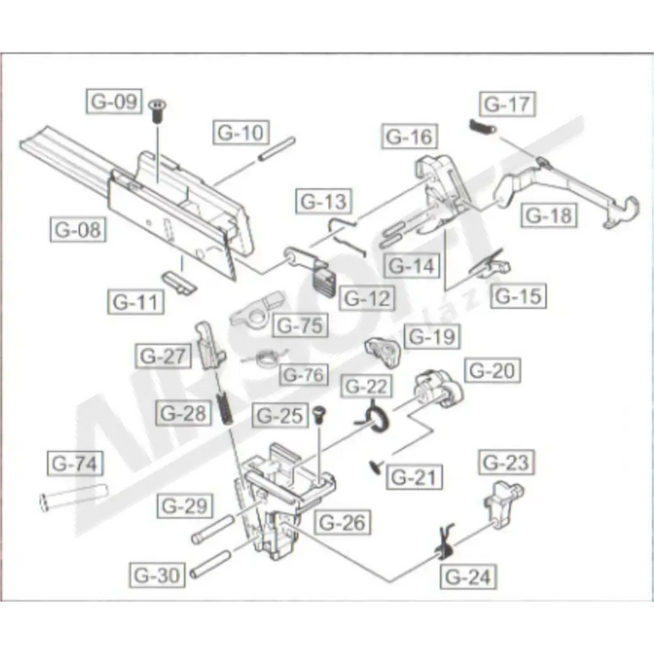 WE GLOCK G17 KALAPÁCS STIFT (G-29)