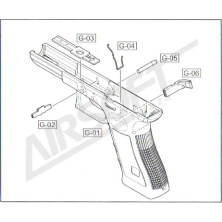 WE GLOCK G17 SZÁN AKASZTÓ RUGÓ (G-13)