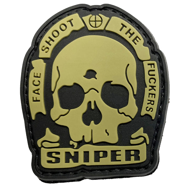 PATCH 0002 - SKULL SNIPER (TAN)