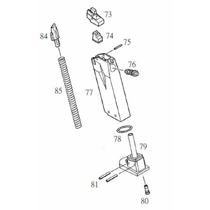 KJW KP-01 STIFT (KP-01-75)