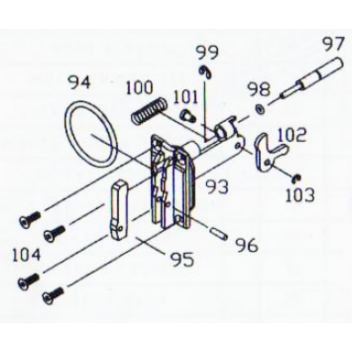 KJW M700 ARM PLUNGER O RING (M700-98)